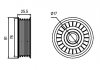 Ролик приводн.ремня OPEL Vectra A/B/C 93- GMB GTA0390 (фото 4)
