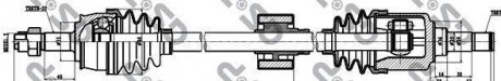 Привідний вал GSP 217033 (фото 1)