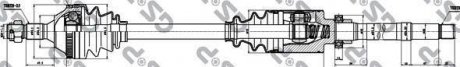 Привідний вал GSP 245156 (фото 1)