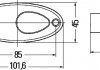 Елемент оптики авто 2PS 964 295-001