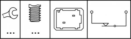 Вимикач ліхтаря сигналу гальма HELLA 6DD 008 622-361 (фото 1)