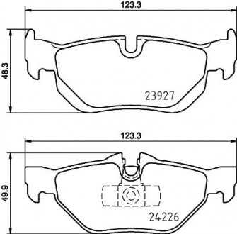 Klocki ham. tyі BMW HELLA 8DB355031781 (фото 1)