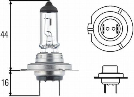 H7DP (двойная сила!) 24V 70W Автолампа **HEAVY DUTY EXPERT** LONGER LIFETIME, VIBRATION RESISTANT HELLA 8GH 007 157-231 (фото 1)