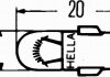 J, 24 V, BA 7 s Автолампа HELLA 8GP 002 066-241 (фото 2)