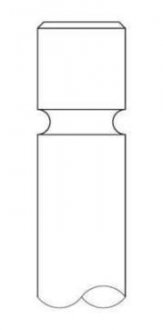 Клапан EX Fiat 2,4/2,5D/TD mot.8140/8144 83- INTERVALVES 1283036 (фото 1)