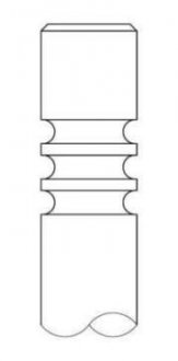 Клапан EX VAG 1,6/1,8/2,0/2,3/2,8 84- INTERVALVES 2108006 (фото 1)