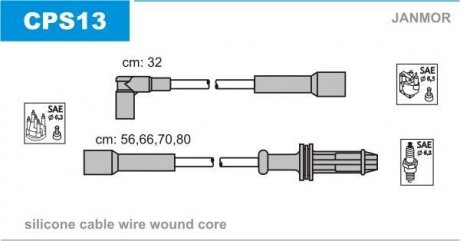Дроти запалення, набір Janmor CPS13 (фото 1)