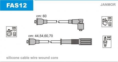Дроти запалення, набір Janmor FAS12 (фото 1)