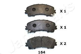 Колодки гальмівні NISSAN P. X TRAIL 1,6 13- JAPANPARTS PA-164AF (фото 1)