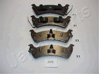 JEEP гальмівні колодки задние Grand Cherokee JAPANPARTS PP-019AF (фото 1)