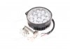 Фара LED кругла 42W, 14 ламп, 116*137,5мм, 3080Lm вузький промінь 12/24V 6000K (ТМ) JUBANA 453701049 (фото 4)