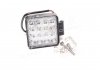 Фара LED квадратная 48W, 16 ламп, 110*164мм, узкий луч 12/24V 6000K (ТМ) JUBANA 453701051 (фото 1)