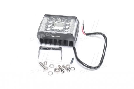 Фара LED прямоугольная 12W, 12+30 ламп, 66,5*99мм, комб. луч 12/24V 6000K, 1710Lm (LITLEDA,) JUBANA 453701082 (фото 1)