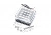 Фара LED прямоугольная 27W, 16+36 ламп, 107*109мм, комб. луч 12/24V 6000K, 3600Lm (LITLEDA,) JUBANA 453701084 (фото 1)