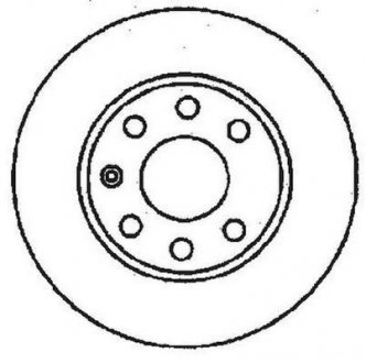 Диск гальмівний ASTRA F/CORSA A/B 236mm /P/ VECTRA A/KADETT Jurid 561248JC (фото 1)