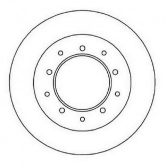 Гальмівний диск Jurid 561353JC (фото 1)