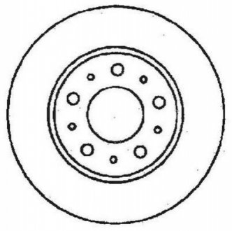 VOLVO диск гальмівний передній 740-760,940-960 Jurid 561492JC (фото 1)
