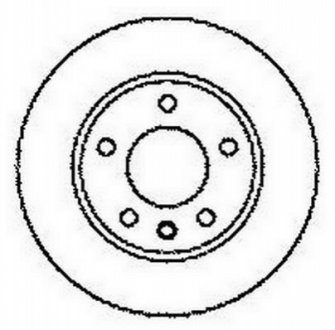 Гальмівний диск Jurid 561609JC (фото 1)
