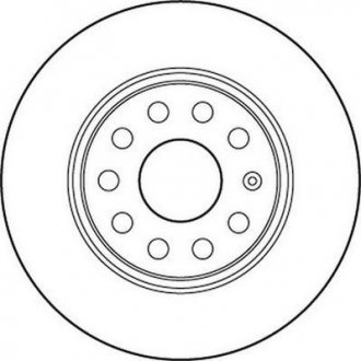 Тормозной диск (передний) VW Caddy III 2004- (280x22) Jurid 562237JC (фото 1)