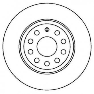 Гальмівний диск Jurid 562258JC (фото 1)