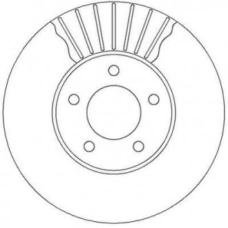 Гальмівний диск Jurid 562292JC (фото 1)