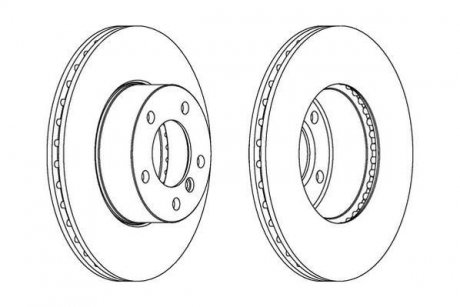 Гальмівний диск Jurid 562342JC (фото 1)