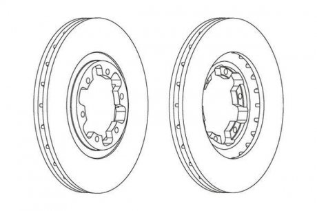 Гальмівний диск Jurid 562388JC (фото 1)
