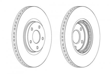 Гальмівний диск Jurid 562465JC (фото 1)