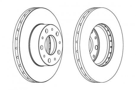 Диск гальмівний Jurid 562468JC (фото 1)