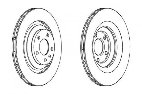 Гальмівний диск Jurid 562512JC (фото 1)