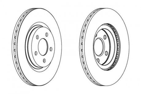 Гальмівний диск Jurid 562524JC (фото 1)