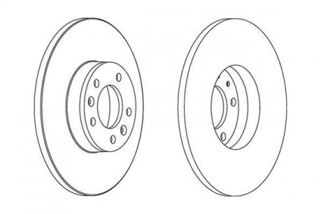 Гальмівний диск Jurid 562525JC (фото 1)