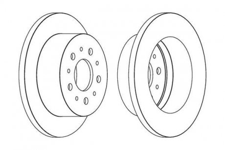 Гальмівний диск Jurid 562526JC (фото 1)