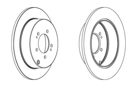 Гальмівний диск Jurid 562527JC (фото 1)