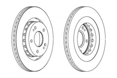Гальмівний диск Jurid 562528JC (фото 1)