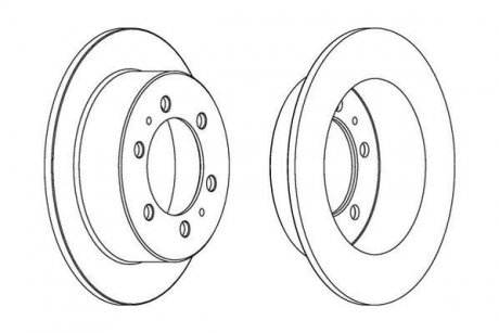 Гальмівний диск Jurid 562530JC (фото 1)