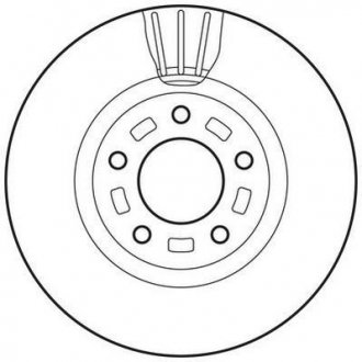 Гальмівний диск Jurid 562635JC (фото 1)