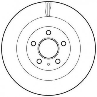 Гальмівний диск Jurid 562645JC (фото 1)