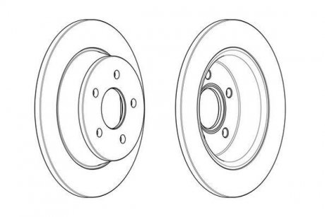 Гальмівний диск Jurid 562655JC (фото 1)