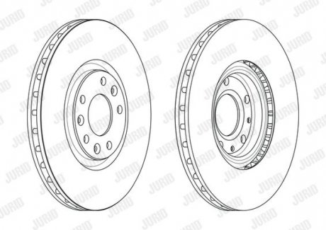 Гальмівний диск Jurid 562715JC (фото 1)