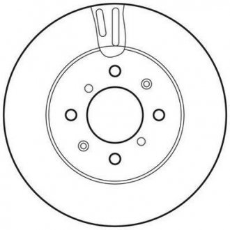 Гальмівний диск Jurid 562754JC (фото 1)