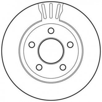 Гальмівний диск Jurid 562802JC (фото 1)