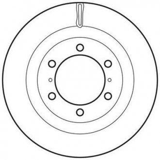 Гальмівний диск Jurid 562828JC (фото 1)