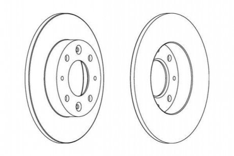 Гальмівний диск Jurid 562865JC (фото 1)
