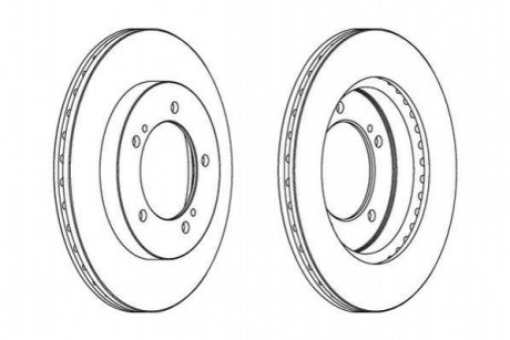 Гальмівний диск Jurid 562906JC (фото 1)