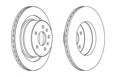 Гальмівний диск Jurid 562909JC (фото 1)