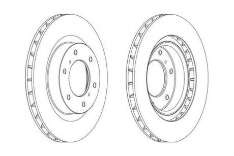 Гальмівний диск Jurid 562913JC (фото 1)