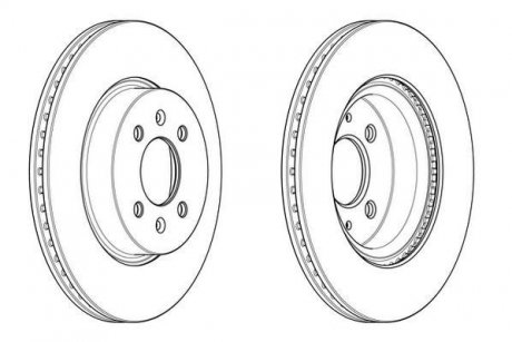 Гальмівний диск Jurid 562944JC (фото 1)