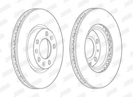 Гальмівний диск Jurid 562992JC (фото 1)