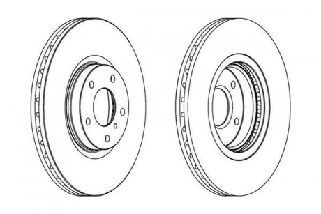 Гальмівний диск Jurid 563032JC1 (фото 1)